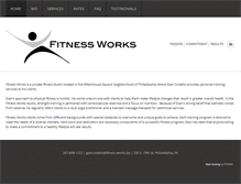 Tablet Screenshot of fitness-works.biz